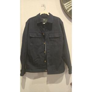 Rodd & Gunn Nagle Cove Men's Black Canvas Military Jacket M Casual NWT